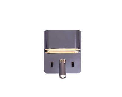Factory hot-selling electroplating up and down luminous bedside LED wall lamp