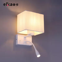 Hot Sale New Design Cloth Lamp Cover Warm White Wall Lamp For Hotel