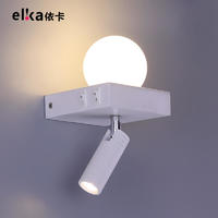 Modern LED decoration thick acrylic hotel bedside wall lamp